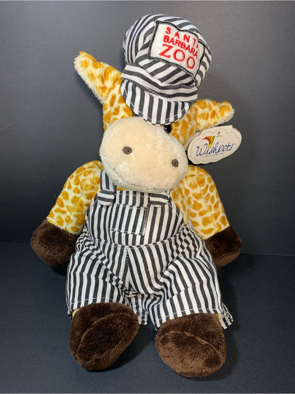 Wishpets Gaea Giraffe 2010 Stuffed Plush Animal Santa Barbara Zoo CA Toy 12" HTF
